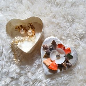 Iridescent Miniature Shell Trinket Box